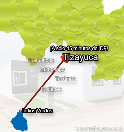 ubicacin fraccionamiento casas en tizayuca