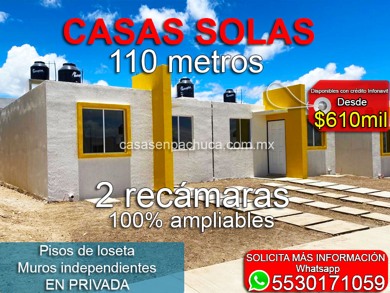 catálogo de casas infonavit en venta 1 piso pachuca cerca estado de méxico